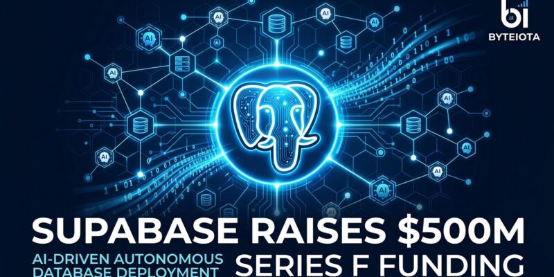 Supabase raises $500M Series F - AI agents now deploy majority of databases