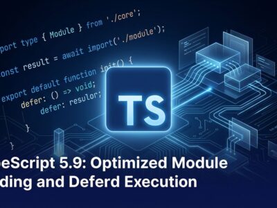 TypeScript 5.9 import defer — lazy module evaluation and deferred imports