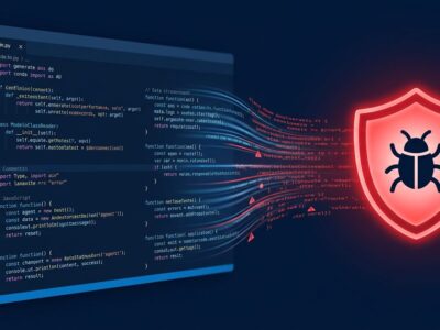 AI-generated code introducing security vulnerabilities at 10x the rate of human-written code — research illustration