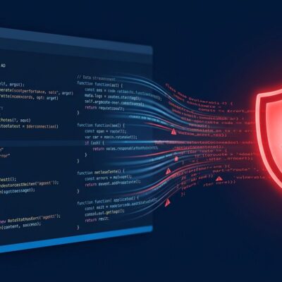 AI-generated code introducing security vulnerabilities at 10x the rate of human-written code — research illustration
