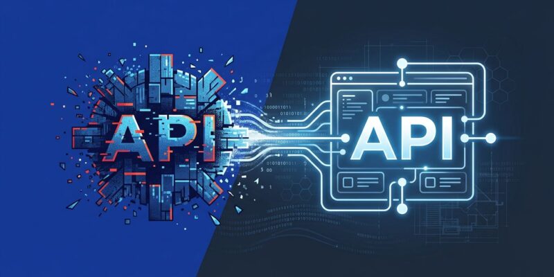 Digital transformation concept showing OpenAI API migration from Assistants to Responses API