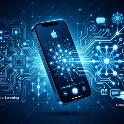 Apple Core AI framework replacing Core ML at WWDC 2026 - on-device AI neural network transformation diagram