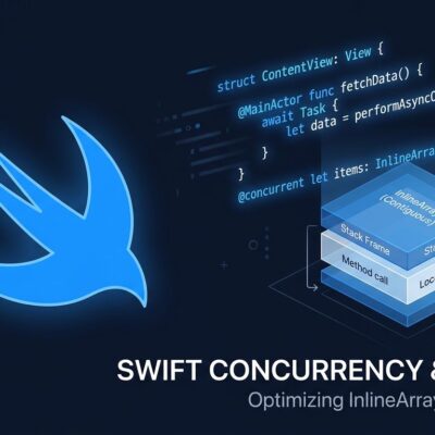 Swift 6.2 featured image showing concurrency annotations and stack-allocated arrays concept at WWDC 2026