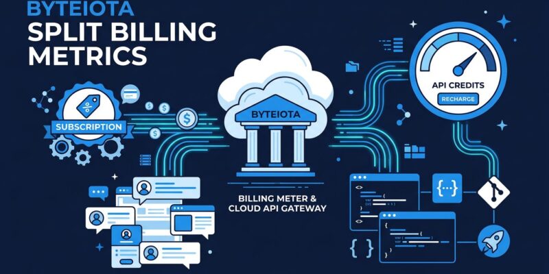 Claude Agent SDK billing split diagram showing subscription versus API credit pools