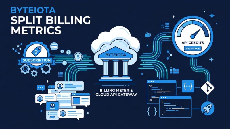 Claude Agent SDK billing split diagram showing subscription versus API credit pools