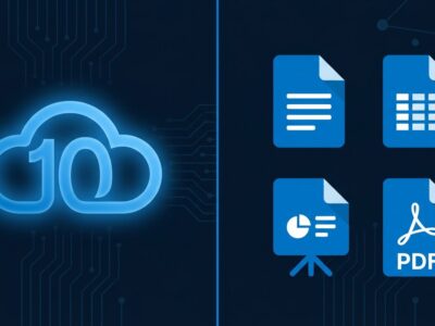 Nextcloud Hub 26 Spring release featuring Euro-Office office suite and AI Assistant with blue digital design