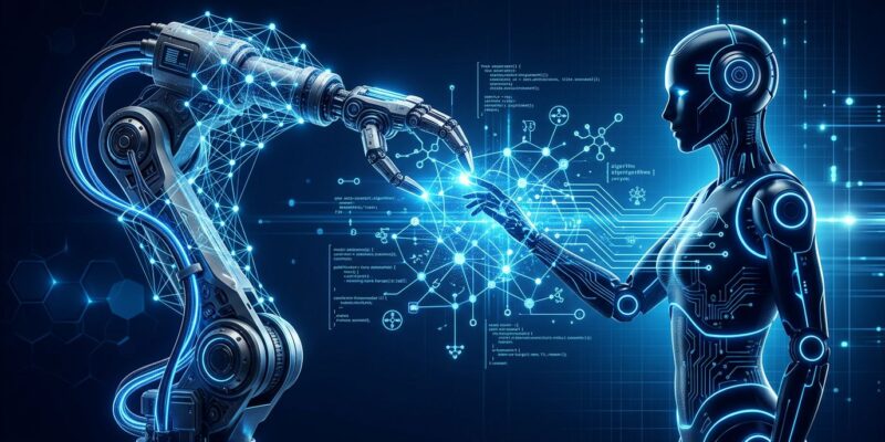 NVIDIA Cosmos 3 open physical AI foundation model with robotic arm and neural network visualization