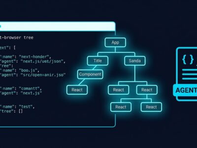 Next.js 16.2 Agent DevTools: AI coding agents interacting with React component tree and terminal via next-browser CLI