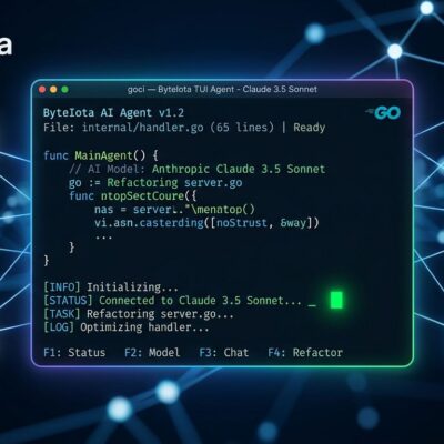 OpenCode terminal coding agent TUI interface showing model-agnostic AI coding in the terminal