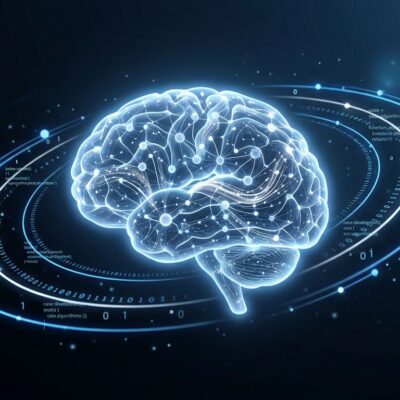 Neural network brain diagram representing ChatGPT Dreaming V3 memory architecture with interconnected nodes