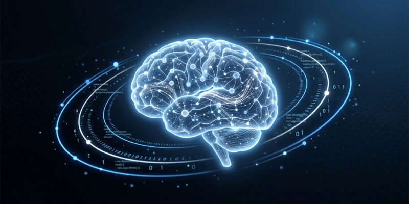 Neural network brain diagram representing ChatGPT Dreaming V3 memory architecture with interconnected nodes