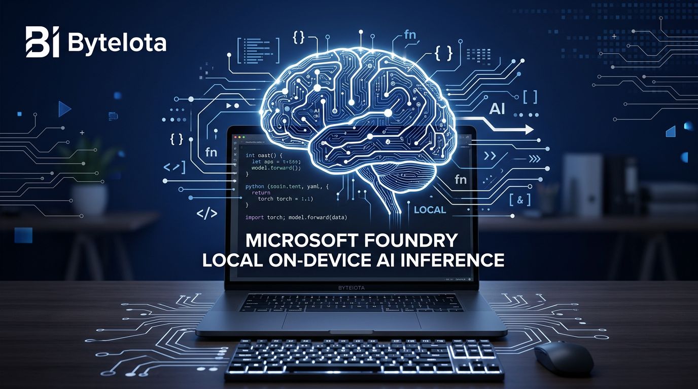 Microsoft Foundry Local Is GA: Run AI On-Device Free | byteiota