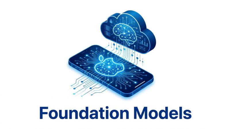 Apple Foundation Models running on Private Cloud Compute — free tier for small developers at WWDC 2026