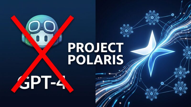 Microsoft Project Polaris AI coding model replacing GPT-4 Turbo in GitHub Copilot, announced at Build 2026