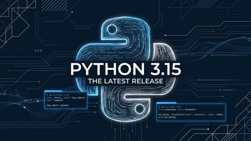 Python 3.15 Beta 2 new features lazy imports frozendict Tachyon profiler