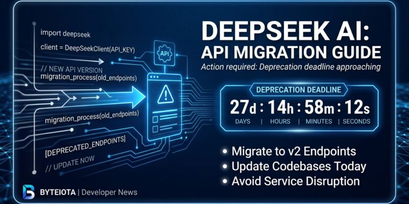 DeepSeek API migration deadline July 24 2026 - deprecating deepseek-chat and deepseek-reasoner aliases