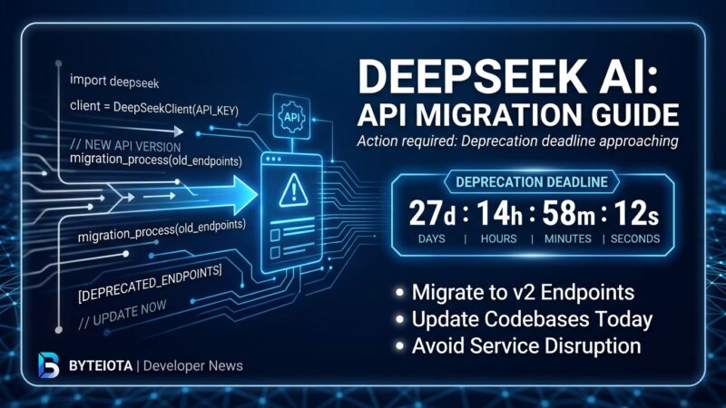 DeepSeek API migration deadline July 24 2026 - deprecating deepseek-chat and deepseek-reasoner aliases