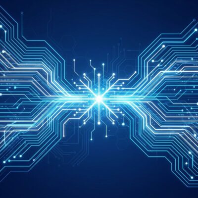 Abstract visualization of parallel subagent orchestration representing Claude Sonnet 4.8 dynamic workflows feature