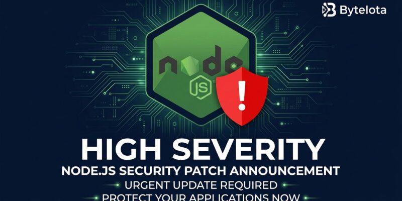 Node.js security patch June 17 2026 HIGH severity warning
