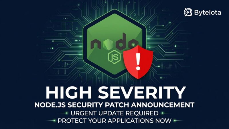 Node.js security patch June 17 2026 HIGH severity warning