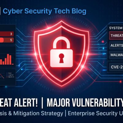 Splunk Enterprise CVE-2026-20253 pre-authentication RCE vulnerability warning shield illustration