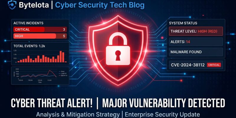 Splunk Enterprise CVE-2026-20253 pre-authentication RCE vulnerability warning shield illustration