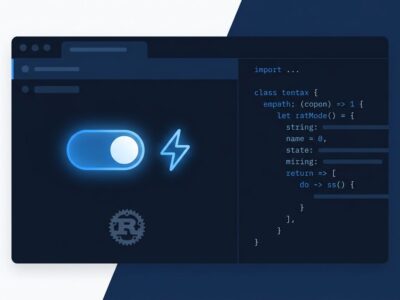 Zed code editor 1.6.3 Fast Mode toggle interface showing speed trade-off controls in dark blue ByteIota brand colors