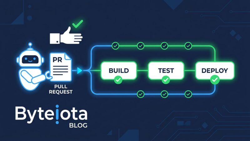 GitHub Actions bot pull request CI workflow approval security diagram showing bot submitting PR and maintainer approving to trigger CI pipeline