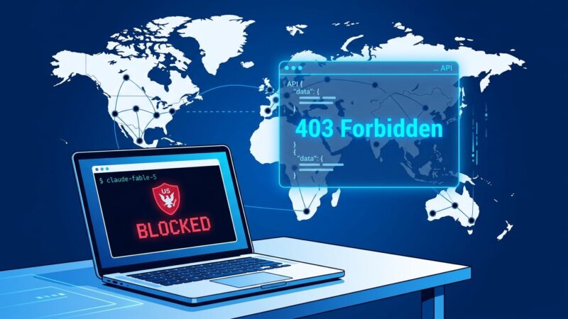 Claude Fable 5 API access blocked by US government export controls