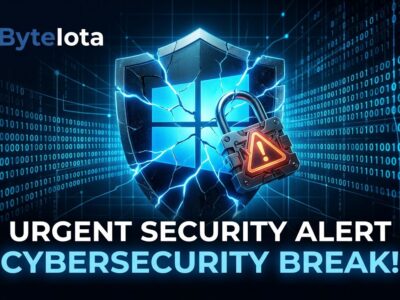 Windows shield cracked with warning symbols representing CVE-2026-45657 and CVE-2026-47291 wormable RCE vulnerabilities
