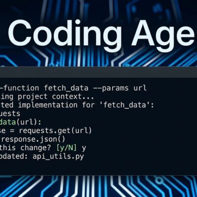 Pi coding agent terminal interface showing minimal system prompt architecture with ByteIota blue circuit board design