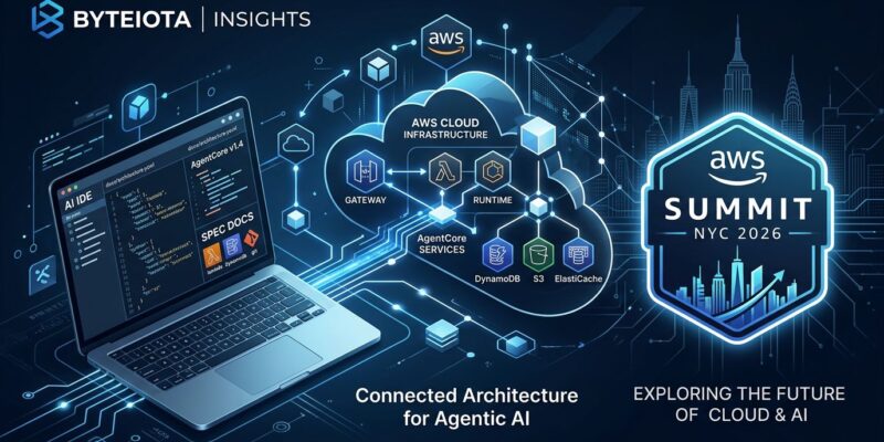 AWS Summit NYC 2026 featuring Kiro Pro Max, Amazon Bedrock AgentCore, and Gemma 4 developer tools