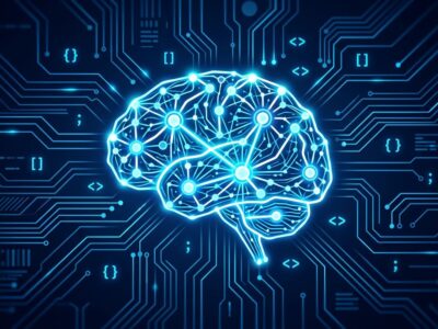 Mellum2 by JetBrains - open-source 12B Mixture-of-Experts coding model with neural network visualization on dark blue background