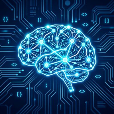 Mellum2 by JetBrains - open-source 12B Mixture-of-Experts coding model with neural network visualization on dark blue background