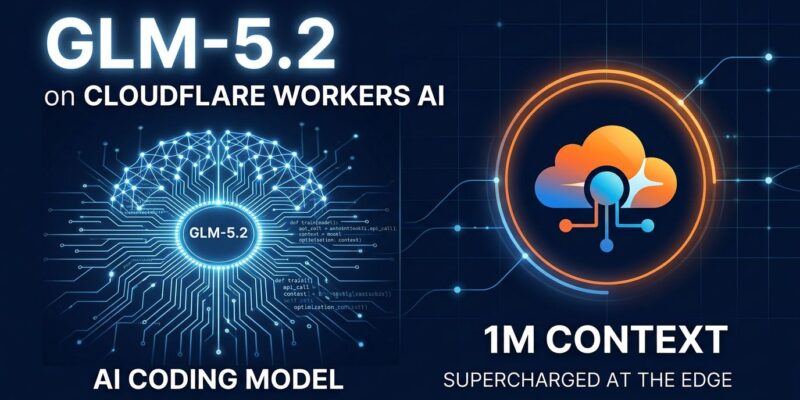 GLM-5.2 AI coding model on Cloudflare Workers AI with 1M token context window