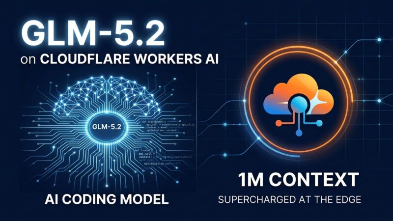 GLM-5.2 AI coding model on Cloudflare Workers AI with 1M token context window