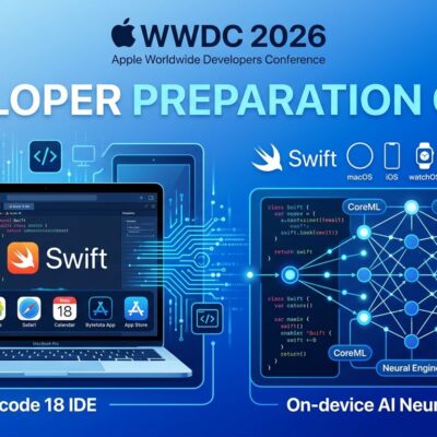 WWDC 2026 developer preparation guide featuring Swift, Xcode 18, and Apple Intelligence APIs