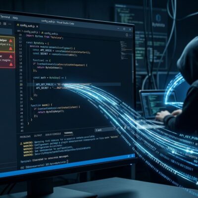 JetBrains Marketplace plugin interface with warning symbols and API key exfiltration visualization