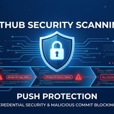 GitHub secret scanning push protection and validity checks June 2026 update illustration