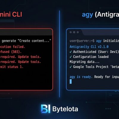 Terminal showing Gemini CLI migration to Antigravity CLI agy command