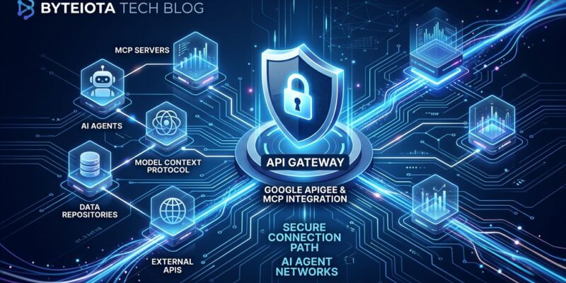 Google Apigee MCP gateway securing AI agent API connections with token rate limiting