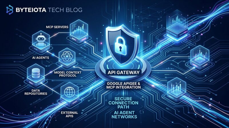 Google Apigee MCP gateway securing AI agent API connections with token rate limiting
