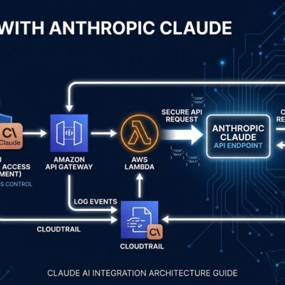 Claude Platform on AWS architecture diagram showing IAM authentication and CloudTrail integration compared to Amazon Bedrock