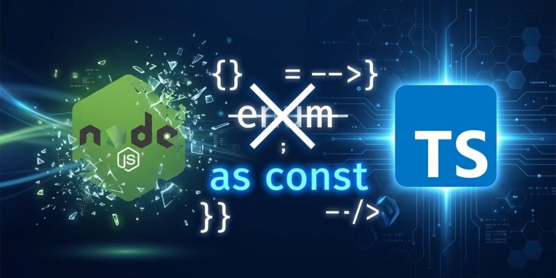 Node.js 26 dropped --experimental-transform-types flag, breaking TypeScript enum support without a build step