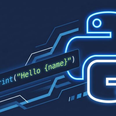 Python 3.14 t-strings tutorial - Template object syntax with code example on dark blue background