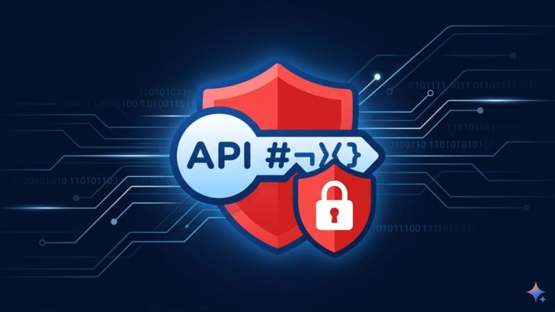 API key security icon with warning shield representing Google Gemini API key restriction enforcement
