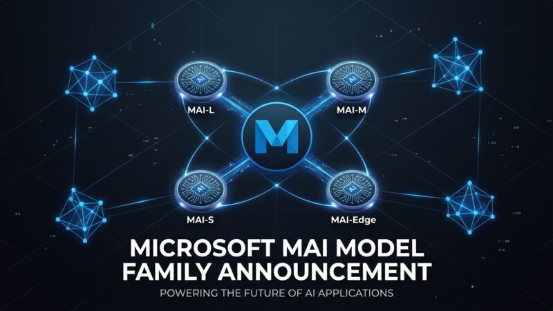 Microsoft MAI model family announced at Build 2026 - MAI-Thinking-1, MAI-Image-2.5, MAI-Voice-2, MAI-Transcribe-1.5 on Azure AI Foundry