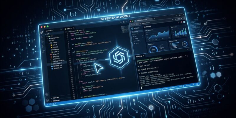 Mistral Vibe AI coding agent terminal and VS Code interface