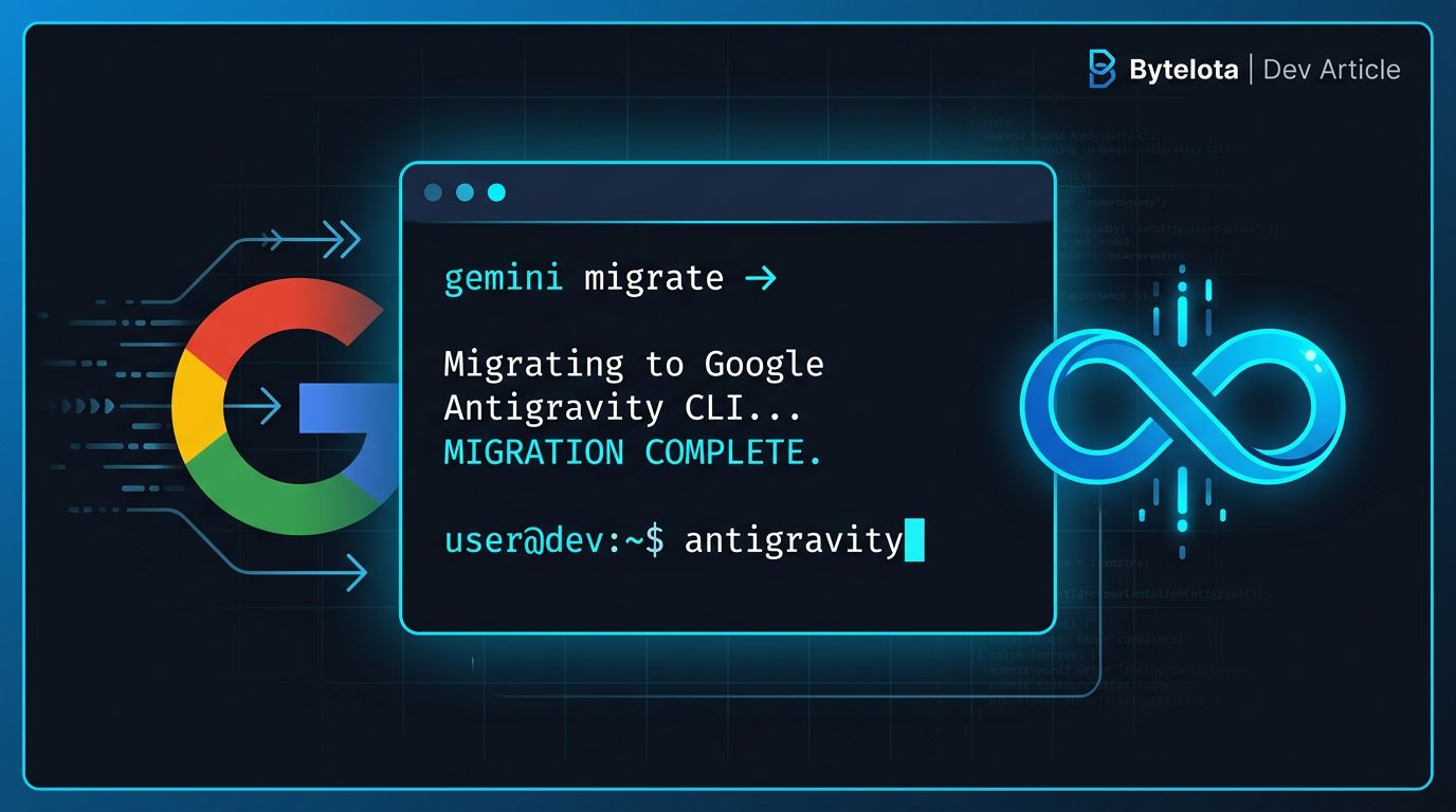Gemini CLI Is Dead: Fix Your Antigravity CLI Migration