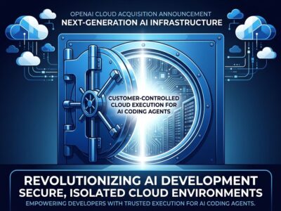 Secure vault door glowing open representing OpenAI Ona acquisition and customer-controlled Codex agent execution
